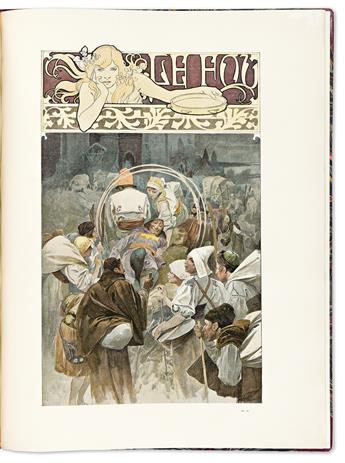 VARIOUS ARTISTS. FIGARO ILLUSTRÉ. Group of 22 bound volumes. 1890-1911. Each 16½x12½ inches, 42x31¾ cm. Jean Boussod, Manzi, Joyant & C